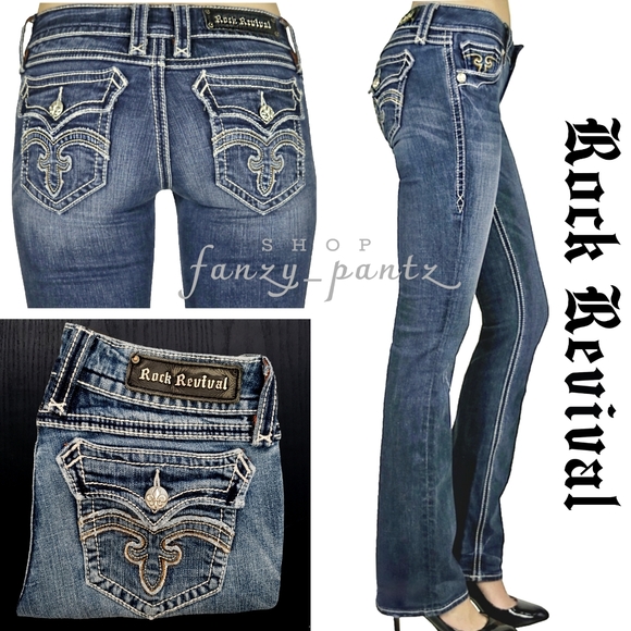 Rock Revival Debbie Bootcut Jeans 28 